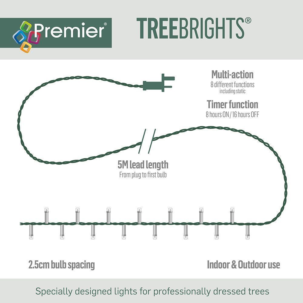 Premier TreeBrights 750 LEDs 18m - Warm White